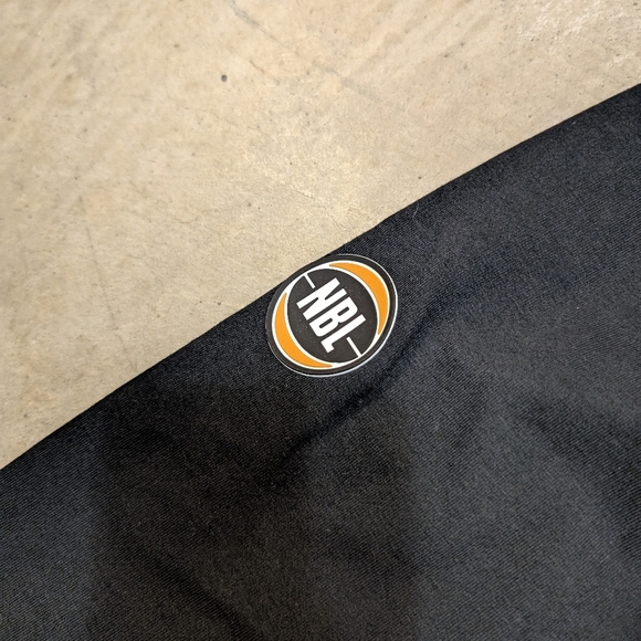 Brisbane Bullets NBL Hoodie Tech Full Zip Black Mens L - Picture 2 of 7